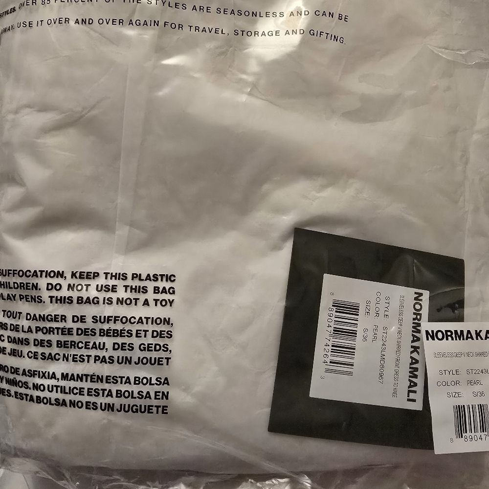 Brand new. Never worn. Norma Kamali dress - Picture 5 of 5